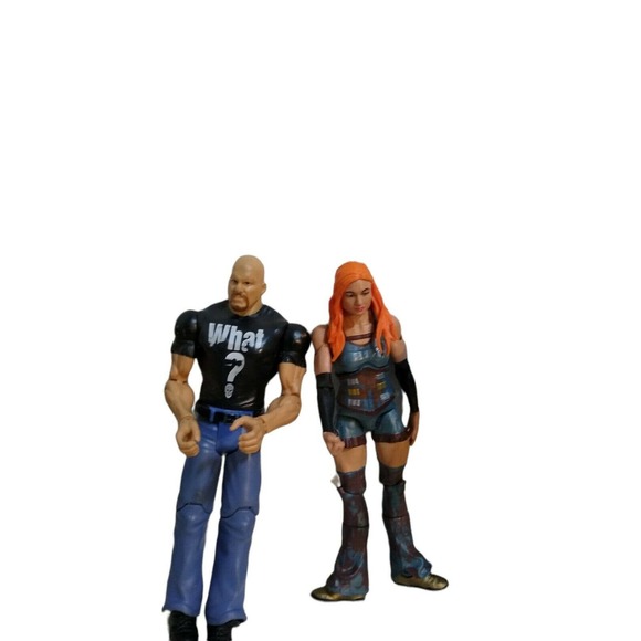 Mix Lot See Wrestlers Adam Rabbit Stone Cold Steve Austin Becky Lynch (8) - Picture 7 of 9